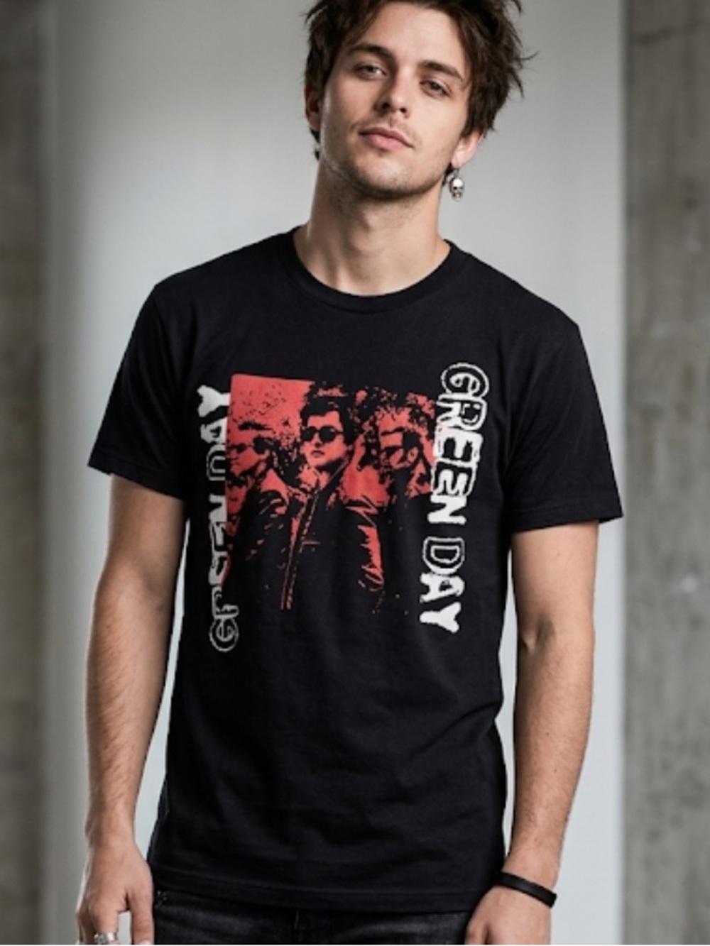 Green Day tour shirt, size medium
